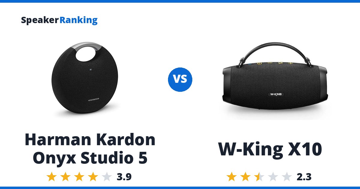Harman Kardon Onyx Studio 5 vs W-King X10