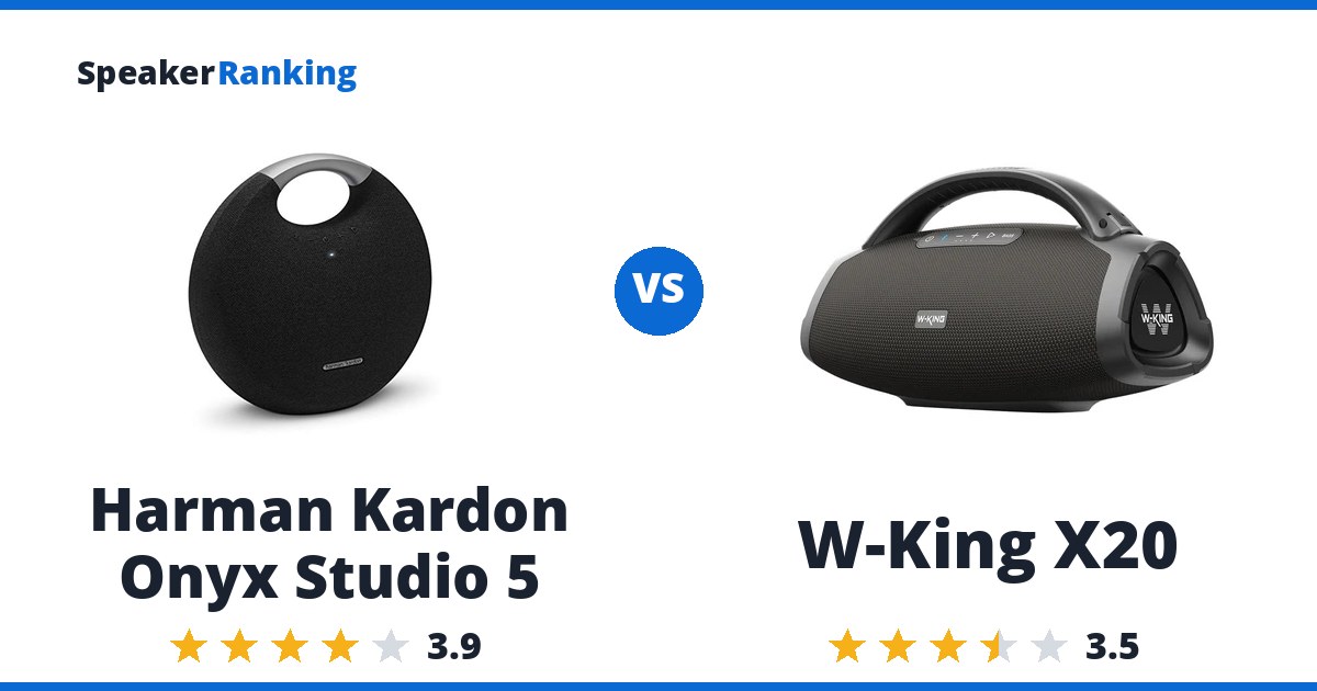 Harman Kardon Onyx Studio 5 vs W-King X20