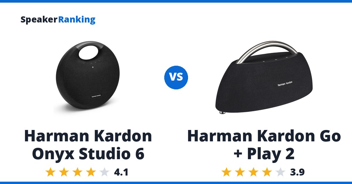 Harman Kardon Onyx Studio 6 vs Harman Kardon Go + Play 2