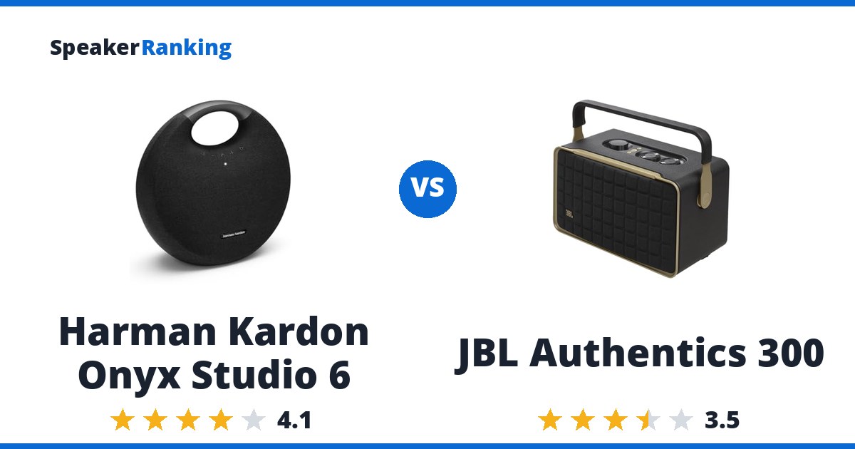 Harman Kardon Onyx Studio 6 vs JBL Authentics 300