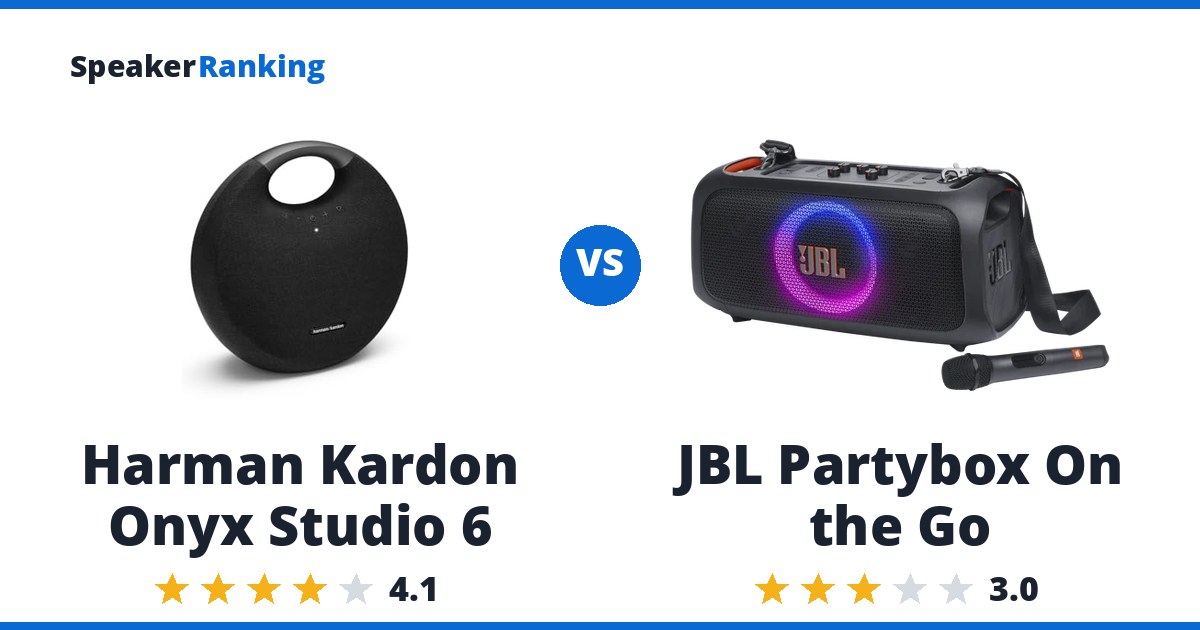 Harman Kardon Onyx Studio 6 vs JBL Partybox On the Go