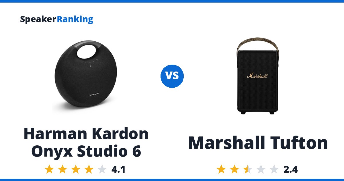 Harman Kardon Onyx Studio 6 vs Marshall Tufton