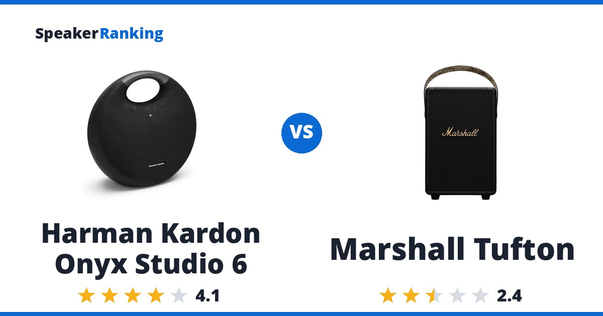 Harman Kardon Onyx Studio 6 vs Marshall Tufton