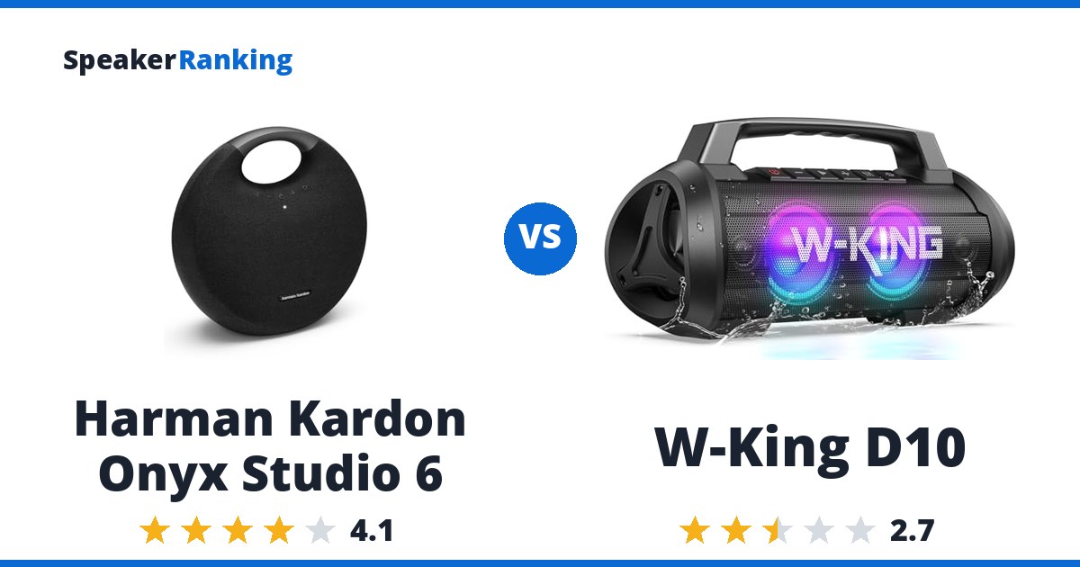 Harman Kardon Onyx Studio 6 vs W-King D10