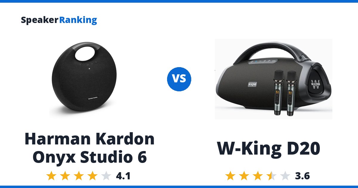 Harman Kardon Onyx Studio 6 vs W-King D20