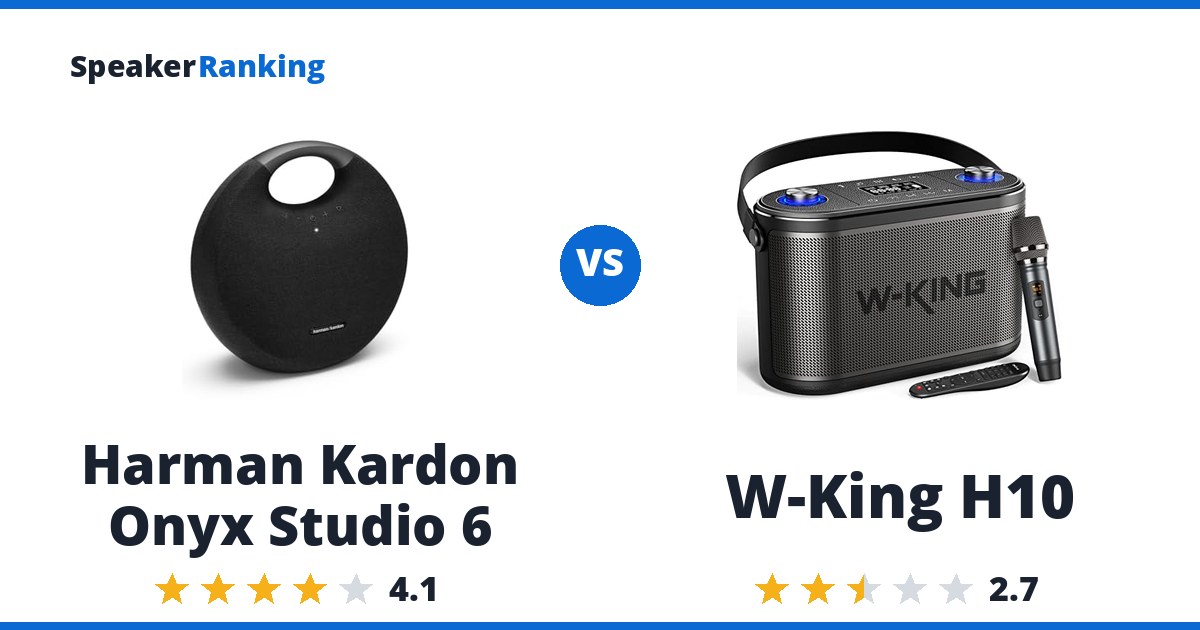 Harman Kardon Onyx Studio 6 vs W-King H10