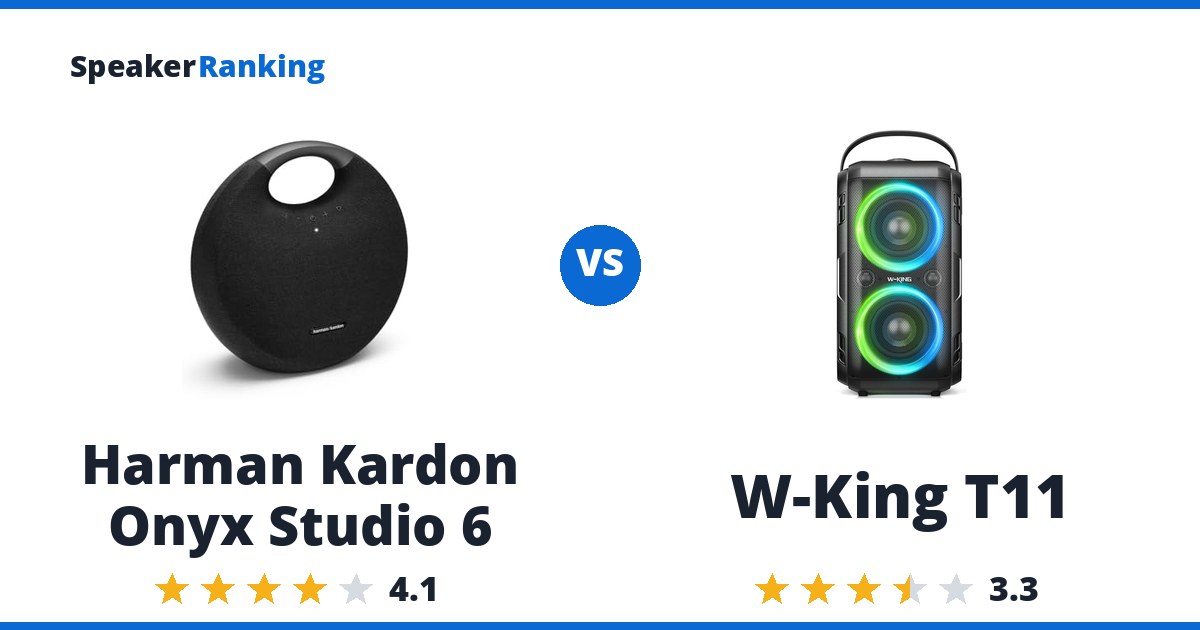 Harman Kardon Onyx Studio 6 vs W-King T11
