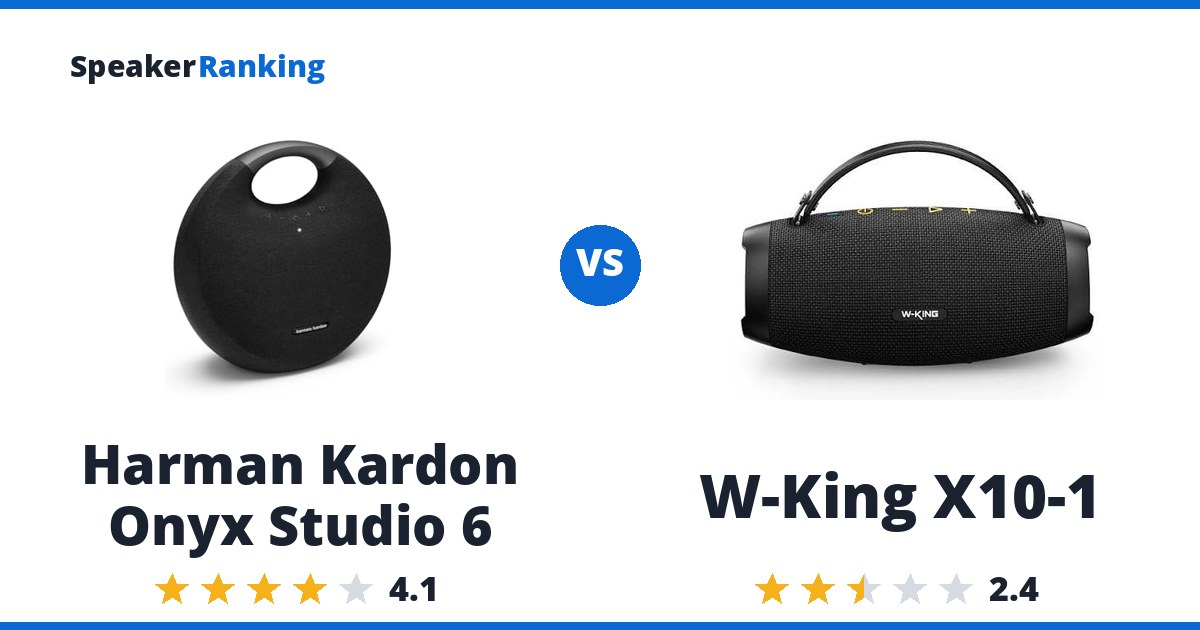 Harman Kardon Onyx Studio 6 vs W-King X10-1