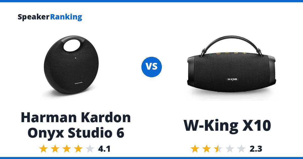 Harman Kardon Onyx Studio 6 vs W-King X10
