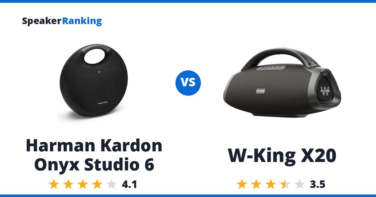 Harman Kardon Onyx Studio 6 vs W-King X20