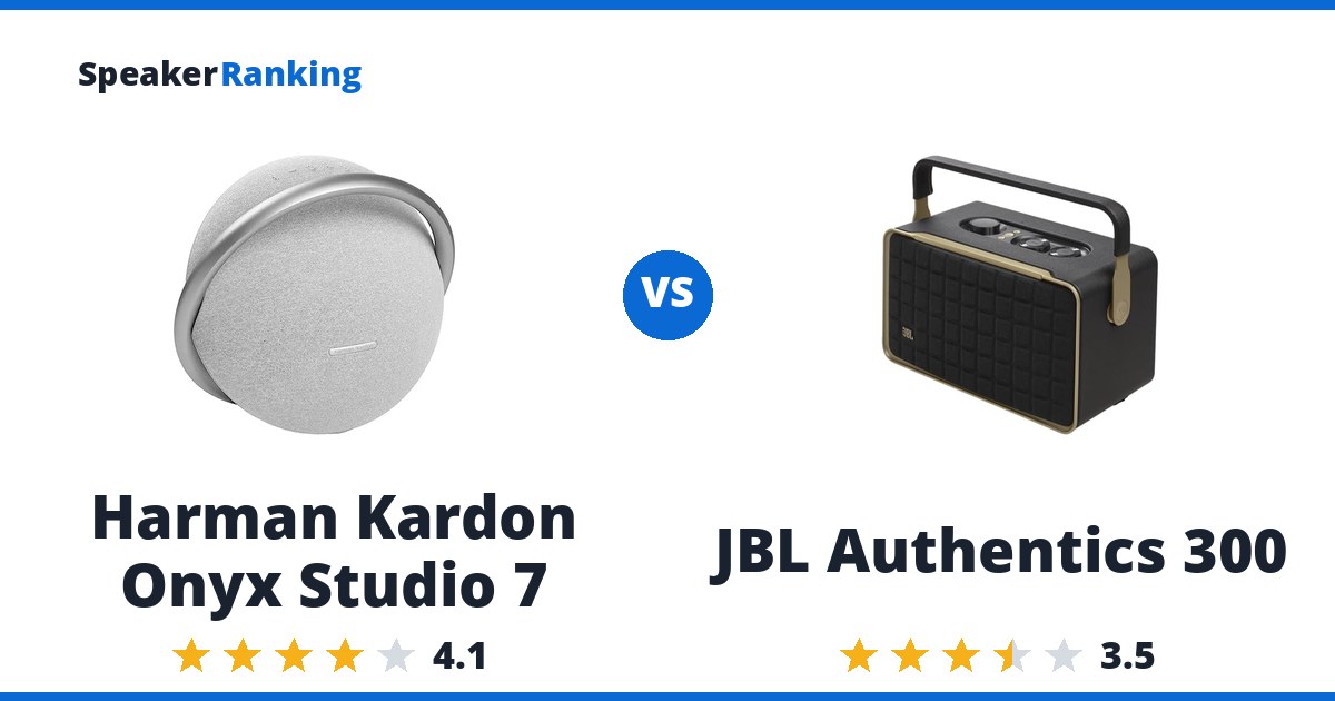 Harman Kardon Onyx Studio 7 vs JBL Authentics 300
