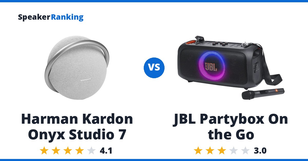 Harman Kardon Onyx Studio 7 vs JBL Partybox On the Go