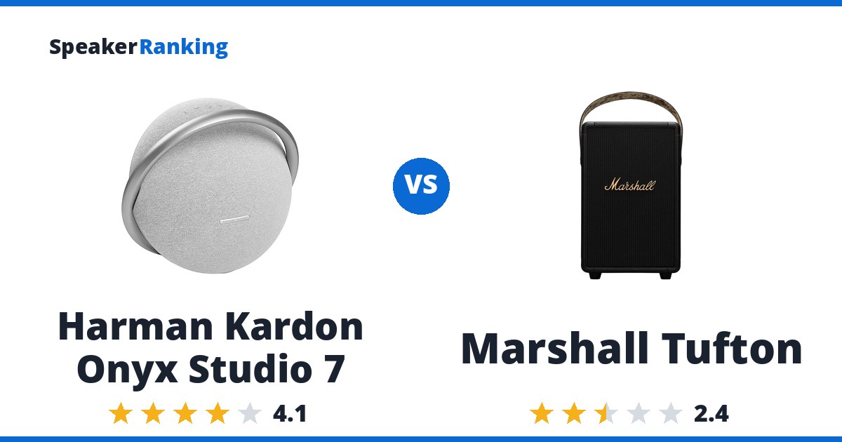 Harman Kardon Onyx Studio 7 vs Marshall Tufton