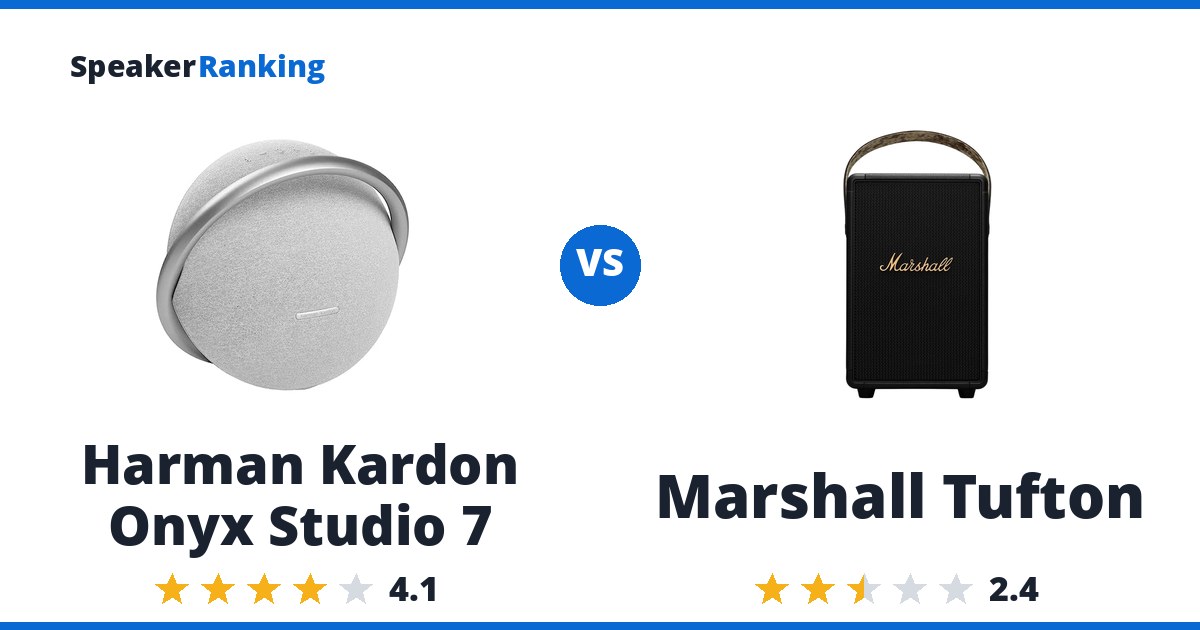 Harman Kardon Onyx Studio 7 vs Marshall Tufton