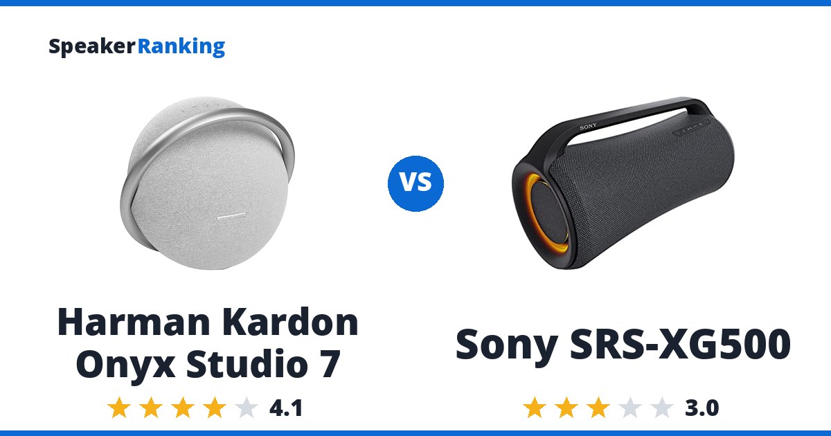 Harman Kardon Onyx Studio 7 vs Sony SRS-XG500