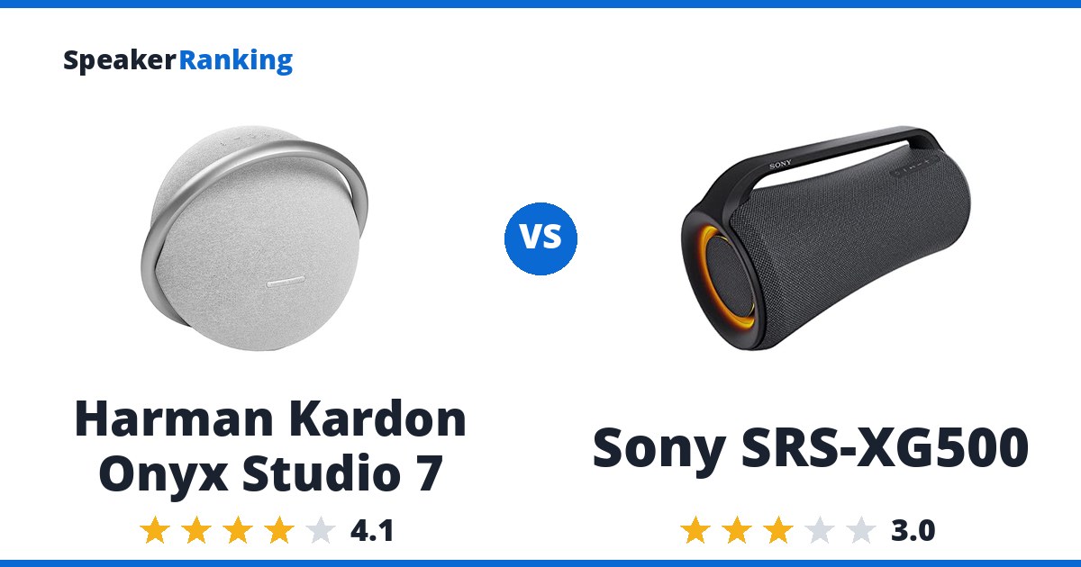 Harman Kardon Onyx Studio 7 vs Sony SRS-XG500