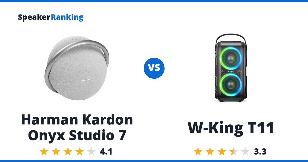 Harman Kardon Onyx Studio 7 vs W-King T11