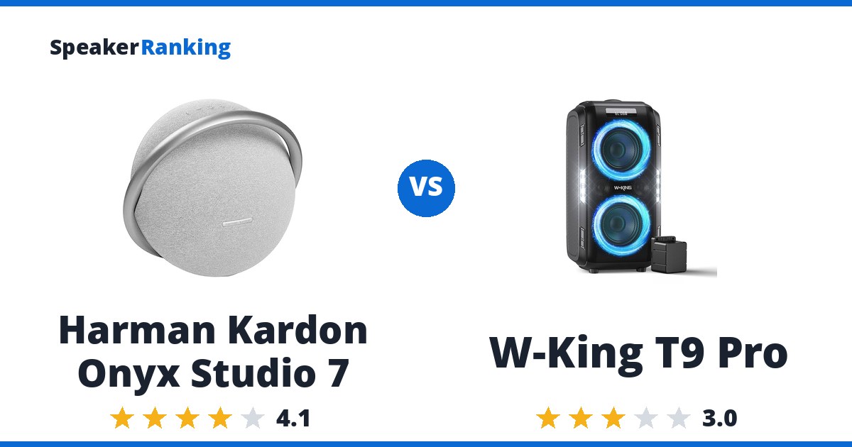Harman Kardon Onyx Studio 7 vs W-King T9 Pro