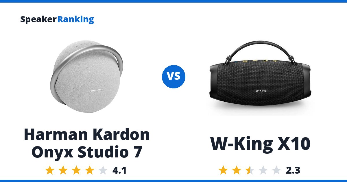 Harman Kardon Onyx Studio 7 vs W-King X10