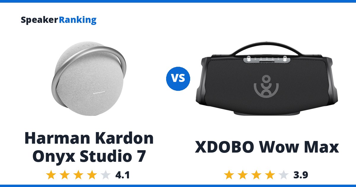 Harman Kardon Onyx Studio 7 vs XDOBO Wow Max