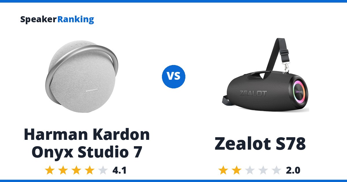 Harman Kardon Onyx Studio 7 vs Zealot S78