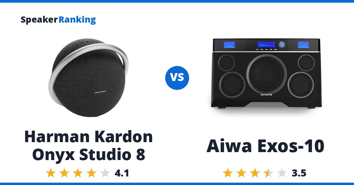 Harman Kardon Onyx Studio 8 vs Aiwa Exos-10