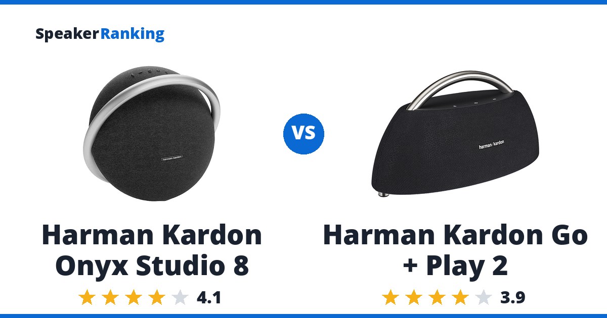 Harman Kardon Onyx Studio 8 vs Harman Kardon Go + Play 2
