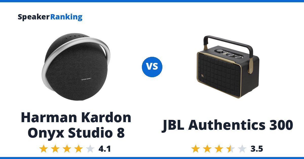 Harman Kardon Onyx Studio 8 vs JBL Authentics 300
