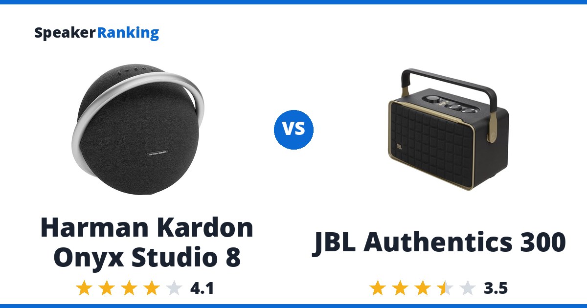 Harman Kardon Onyx Studio 8 vs JBL Authentics 300
