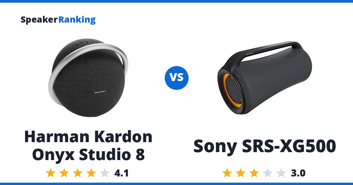 Harman Kardon Onyx Studio 8 vs Sony SRS-XG500