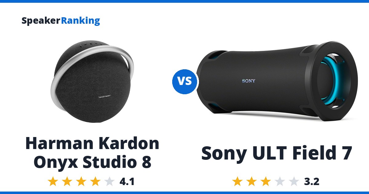 Harman Kardon Onyx Studio 8 vs Sony ULT Field 7