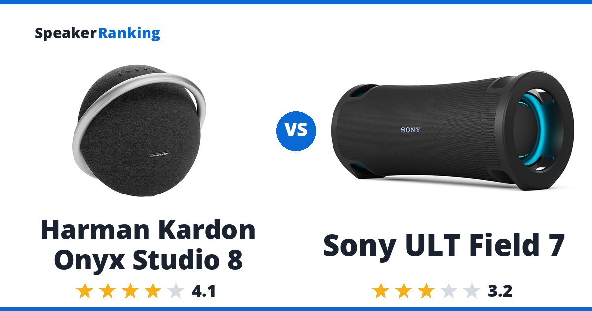 Harman Kardon Onyx Studio 8 vs Sony ULT Field 7