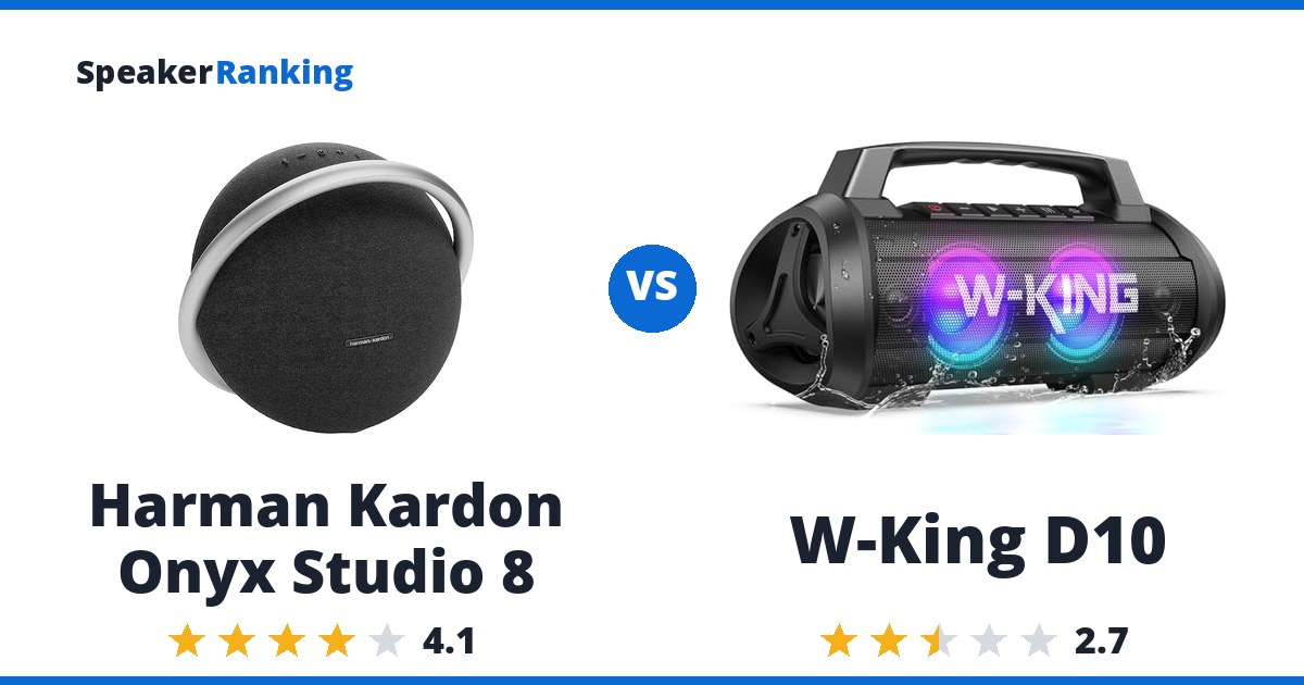 Harman Kardon Onyx Studio 8 vs W-King D10