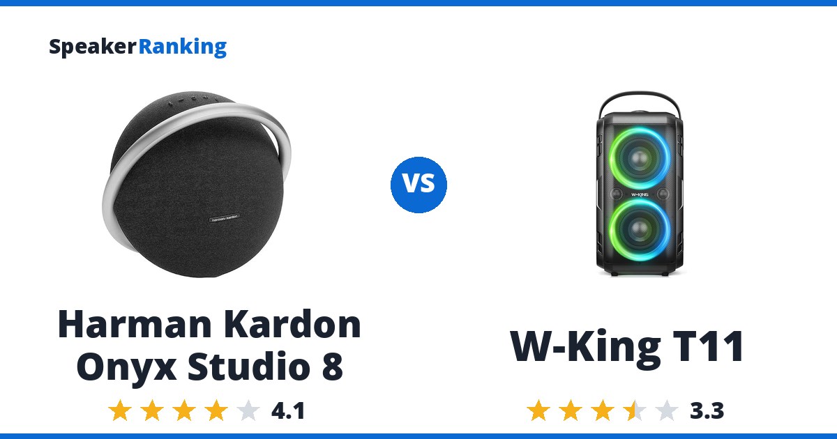 Harman Kardon Onyx Studio 8 vs W-King T11