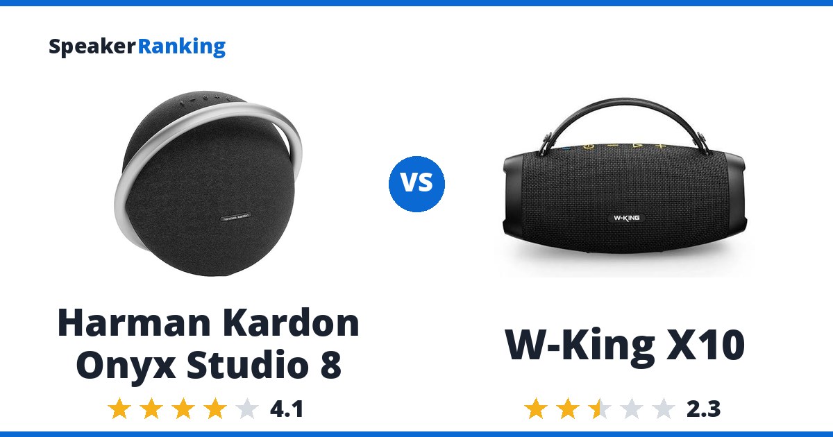 Harman Kardon Onyx Studio 8 vs W-King X10
