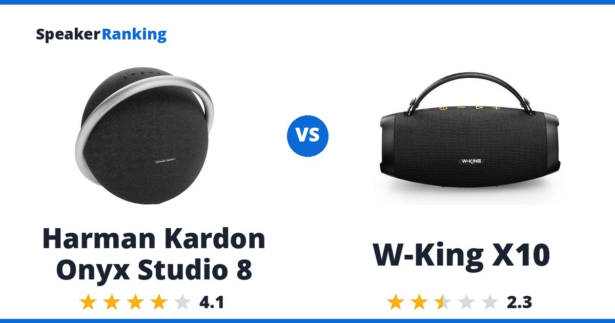 Harman Kardon Onyx Studio 8 vs W-King X10