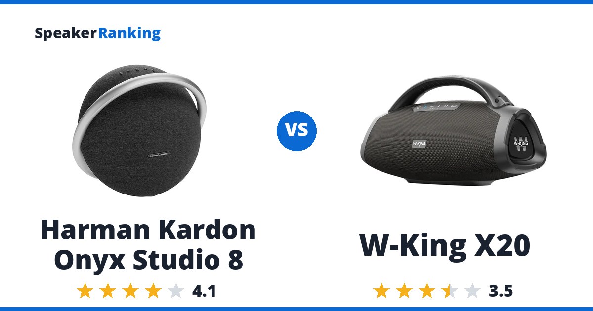 Harman Kardon Onyx Studio 8 vs W-King X20