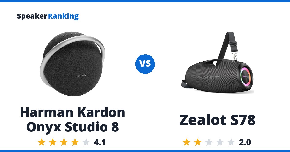 Harman Kardon Onyx Studio 8 vs Zealot S78