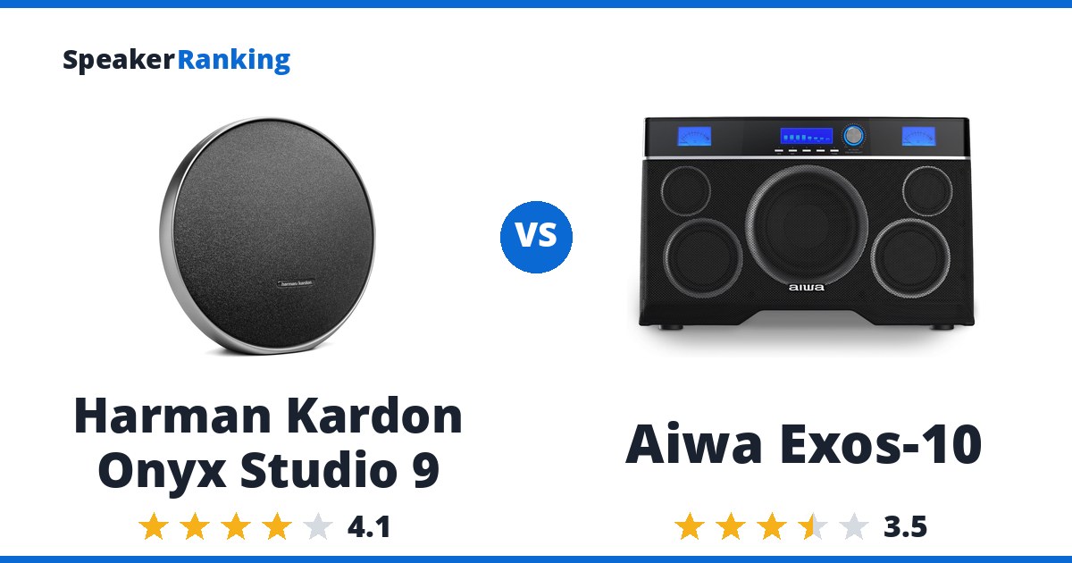 Harman Kardon Onyx Studio 9 vs Aiwa Exos-10