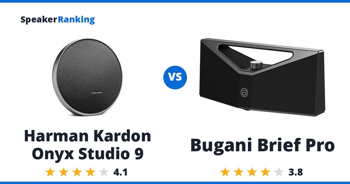 Harman Kardon Onyx Studio 9 vs Bugani Brief Pro