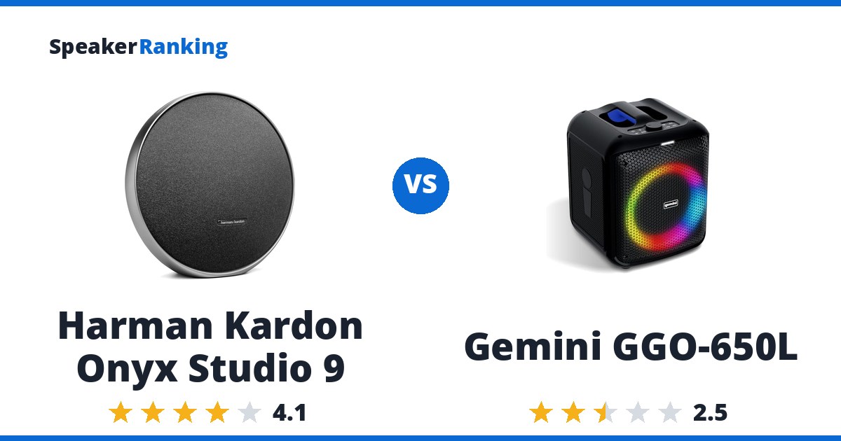 Harman Kardon Onyx Studio 9 vs Gemini GGO-650L