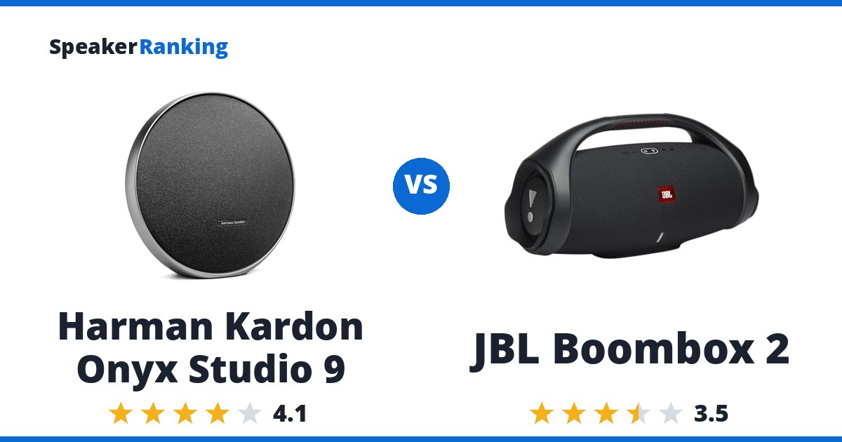 Harman Kardon Onyx Studio 9 vs JBL Boombox 2