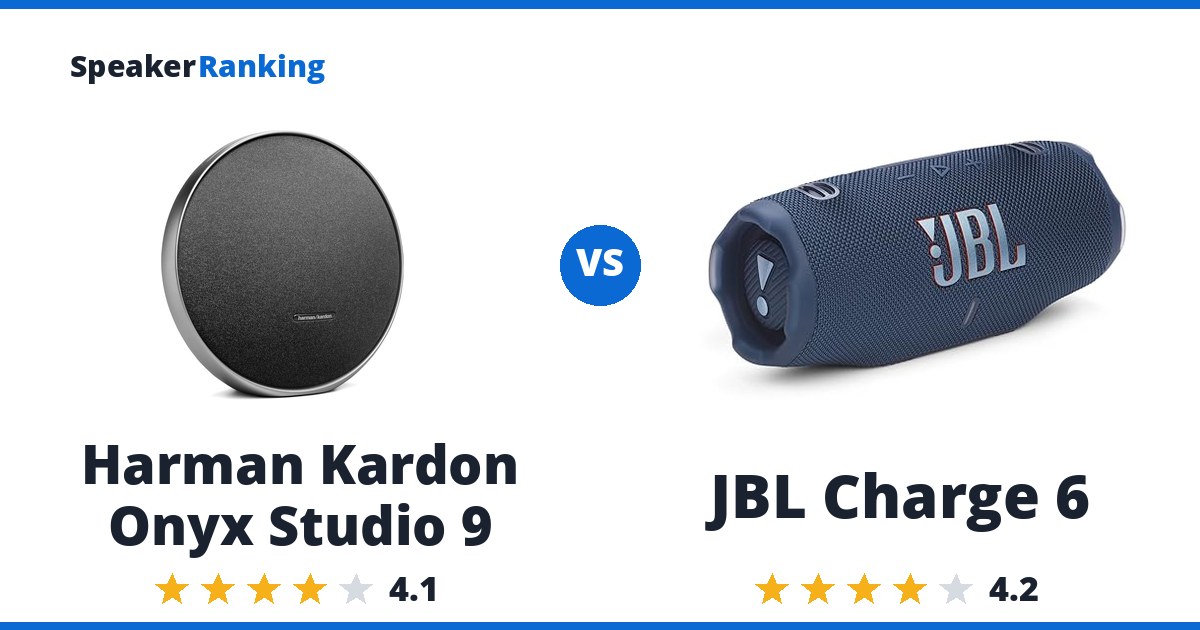 Harman Kardon Onyx Studio 9 vs JBL Charge 6