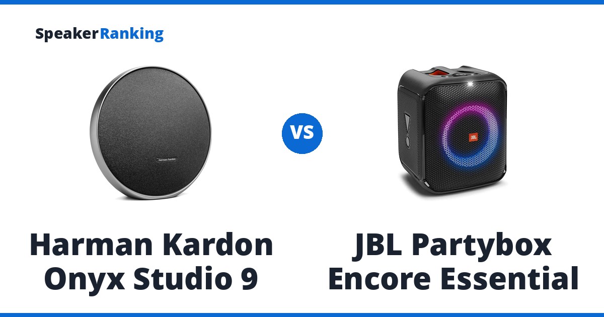 Harman Kardon Onyx Studio 9 vs JBL Partybox Encore Essential