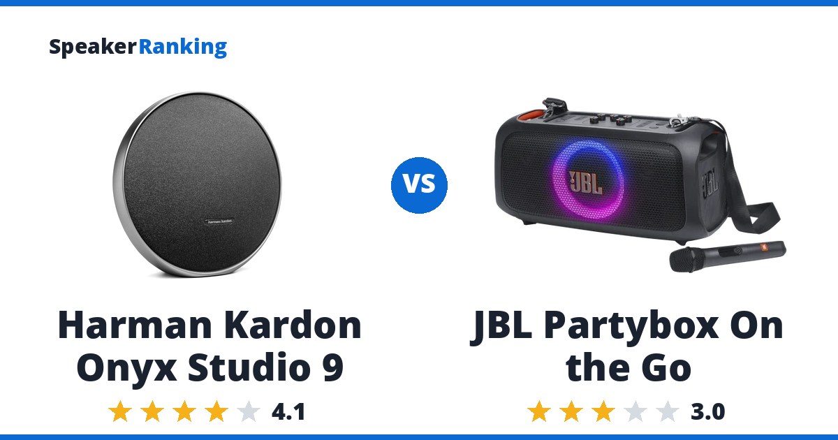 Harman Kardon Onyx Studio 9 vs JBL Partybox On the Go