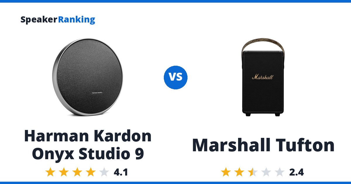 Harman Kardon Onyx Studio 9 vs Marshall Tufton