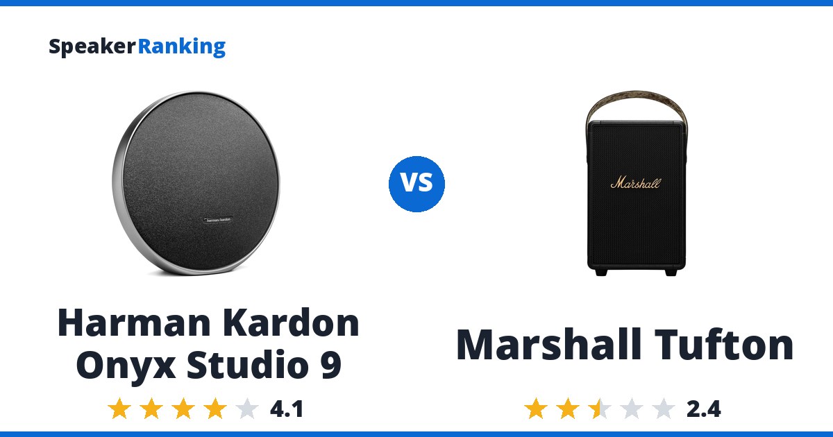 Harman Kardon Onyx Studio 9 vs Marshall Tufton