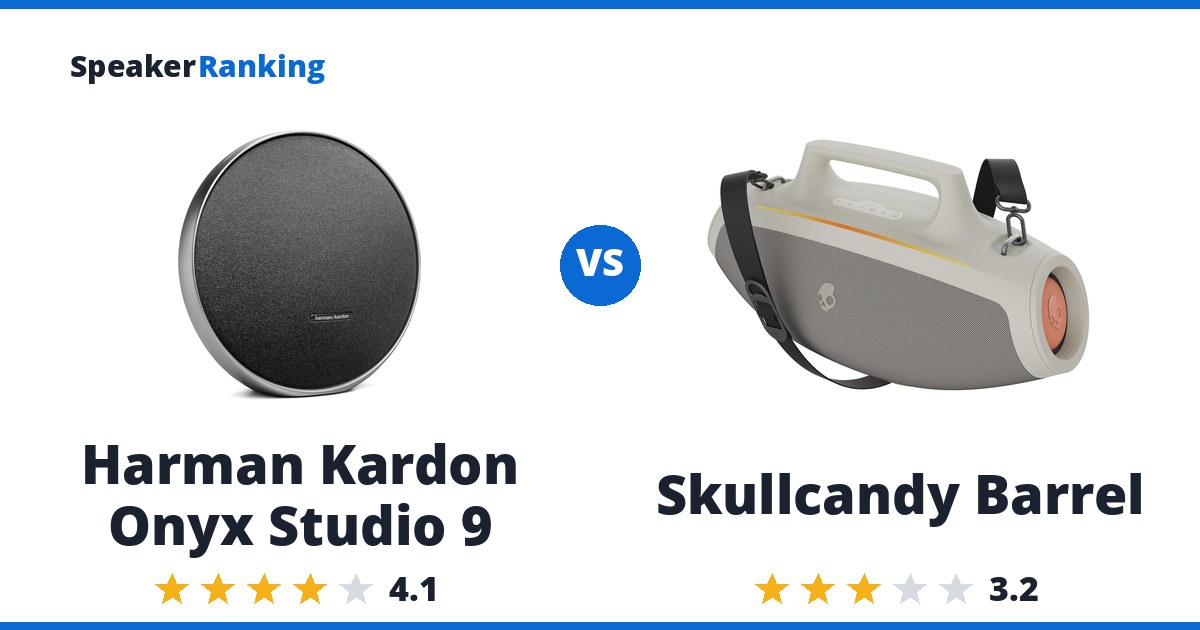 Harman Kardon Onyx Studio 9 vs Skullcandy Barrel
