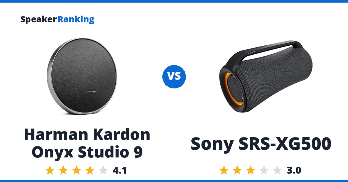 Harman Kardon Onyx Studio 9 vs Sony SRS-XG500