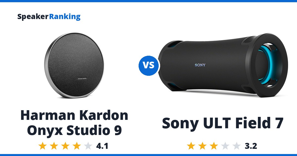Harman Kardon Onyx Studio 9 vs Sony ULT Field 7